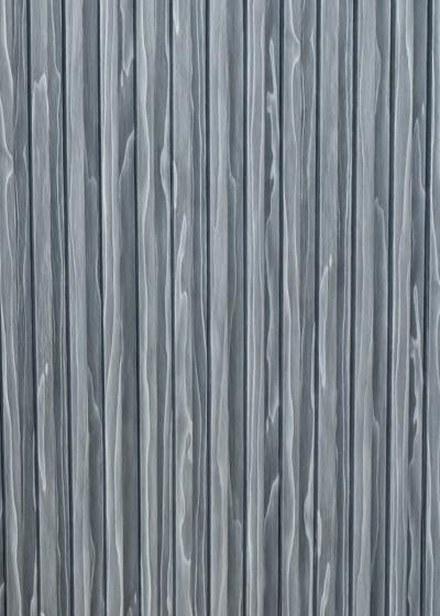 Wood composite slat sample, storm grey in tone.