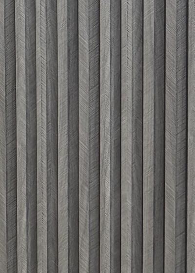 Wood composite slat sample, weathered driftwood in tone.